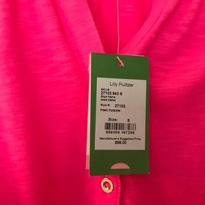 Lilly Pulitzer Essie dress pink fusion NWT Small